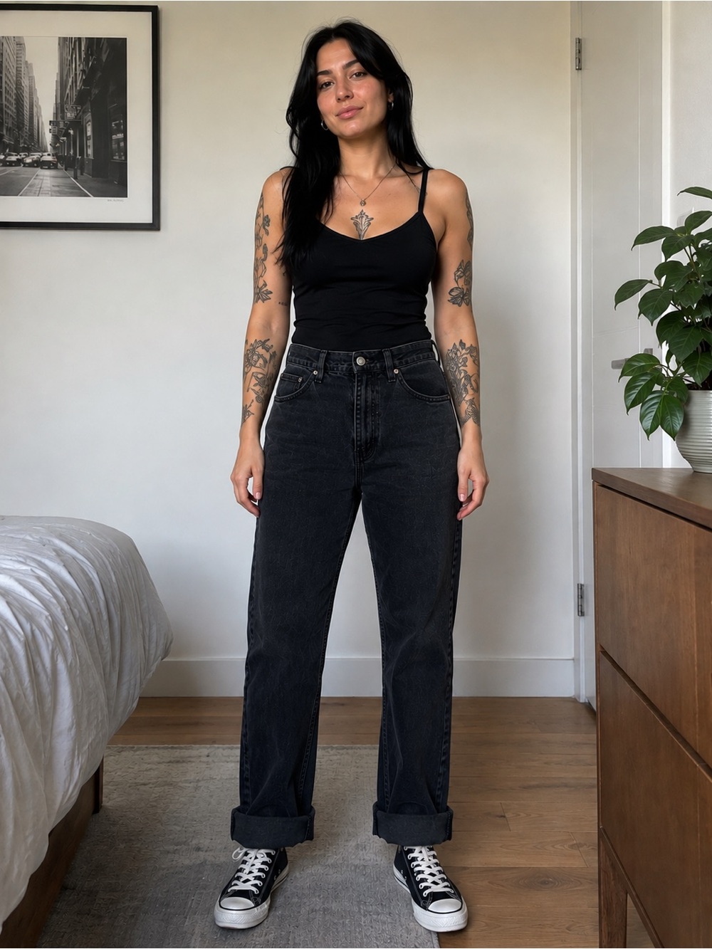Dynamite Brigitte Vintage Straight Leg Jeans